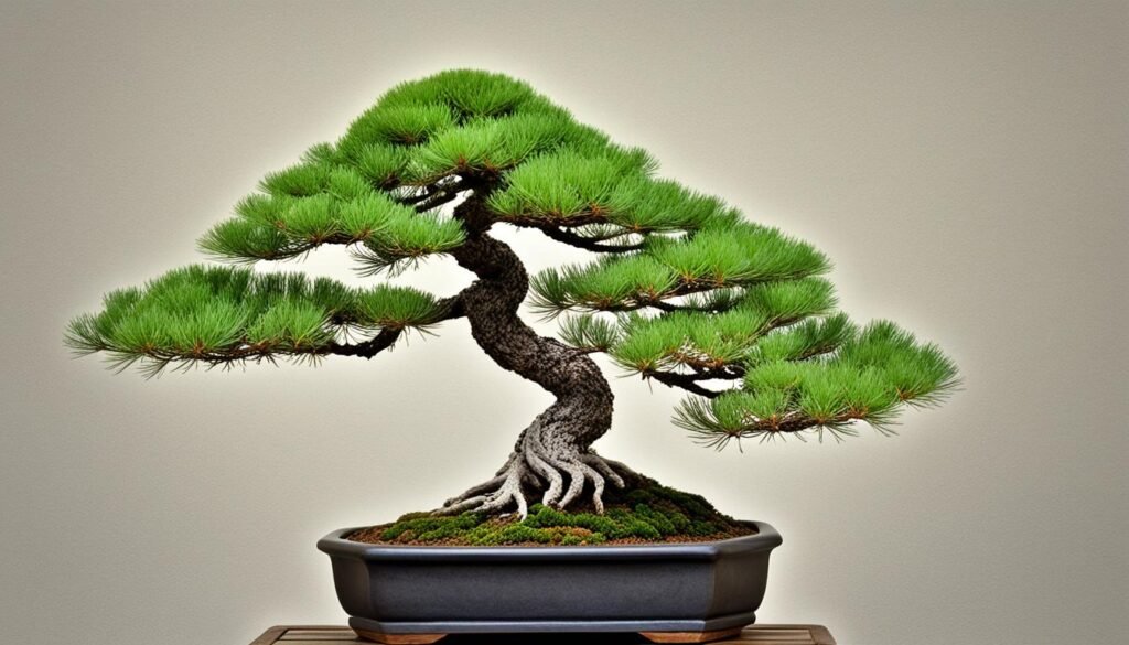 Bonsai pino blanco