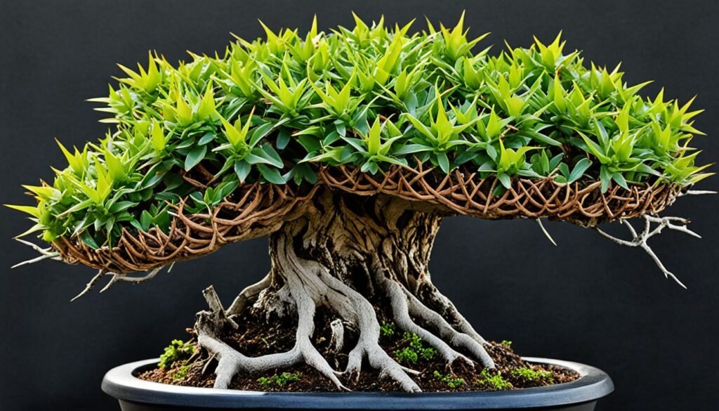 Corona de Cristo bonsai