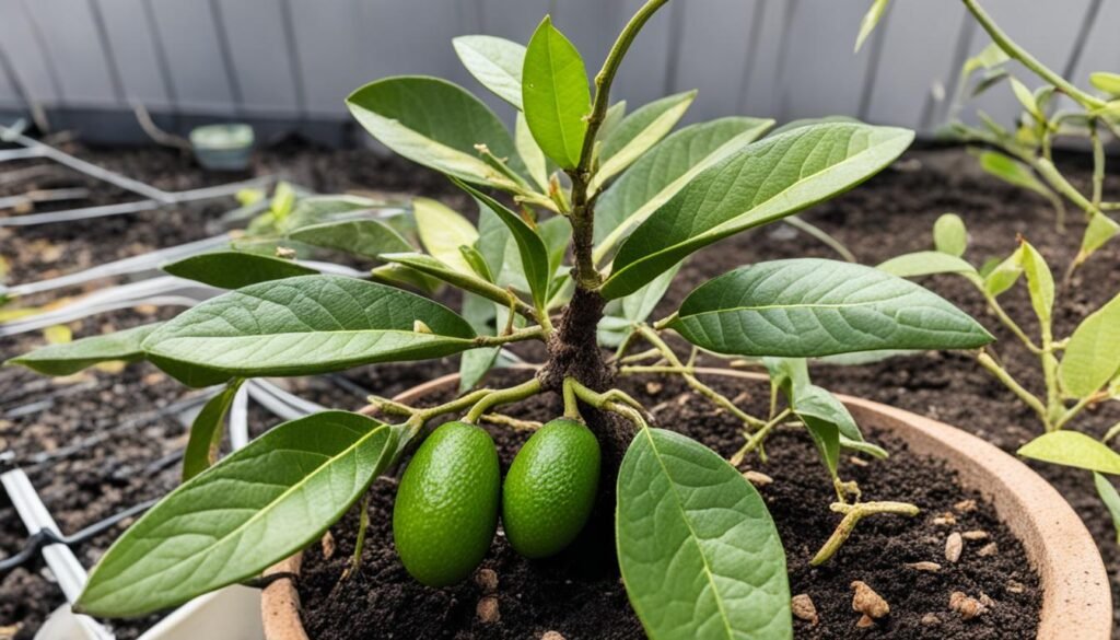 bonsai de aguacate