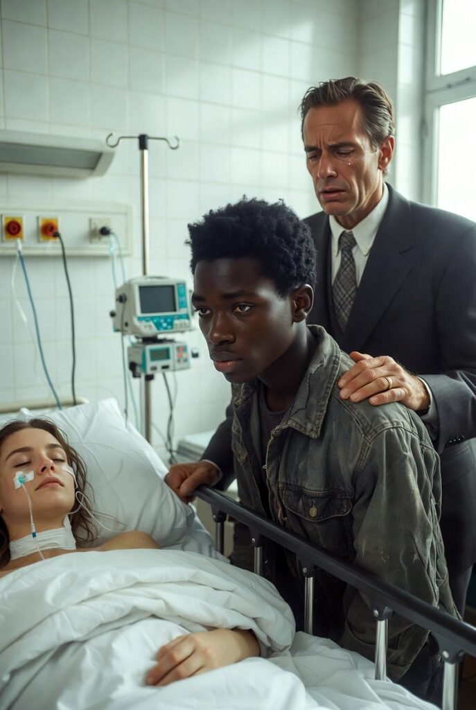 Visita en el hospital, apoyo familiar.