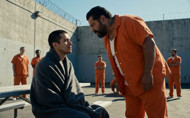 El temido gigante del penal intentó intimidar al «novato»: El desenlace te dejará sin aliento