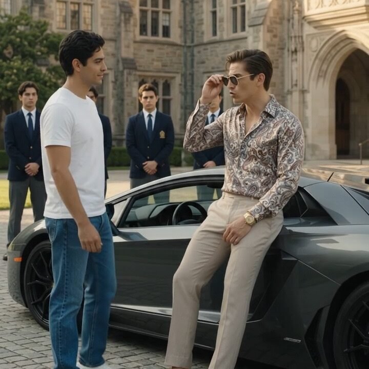 El arrogante que humilló a un joven por un Lamborghini sin imaginar la brutal lección que recibiría